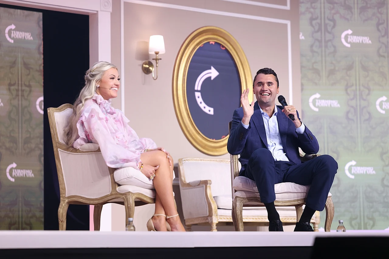 Erika & Charlie Kirk - Speaking at an event in Texas 2025